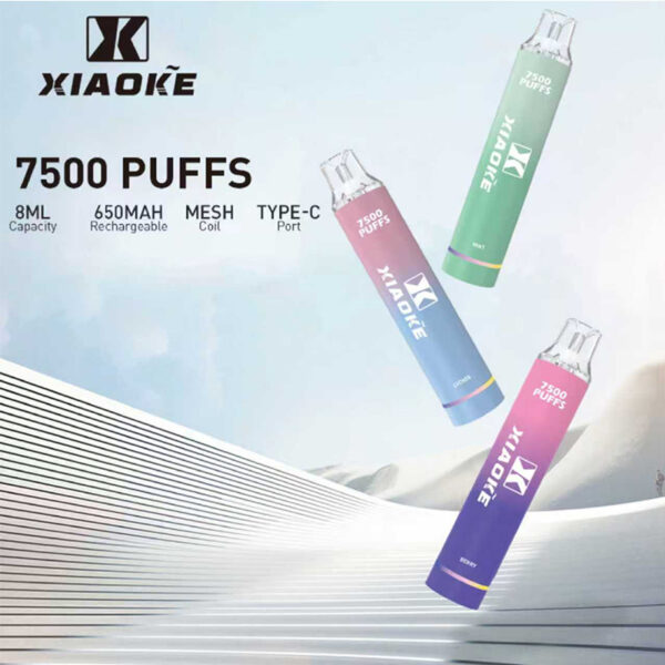 XIAOKE 梟客 拋棄式 7500口 一次性電子煙