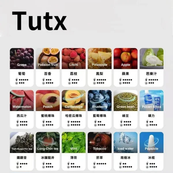 TUTX一代電子煙煙彈 三顆裝
