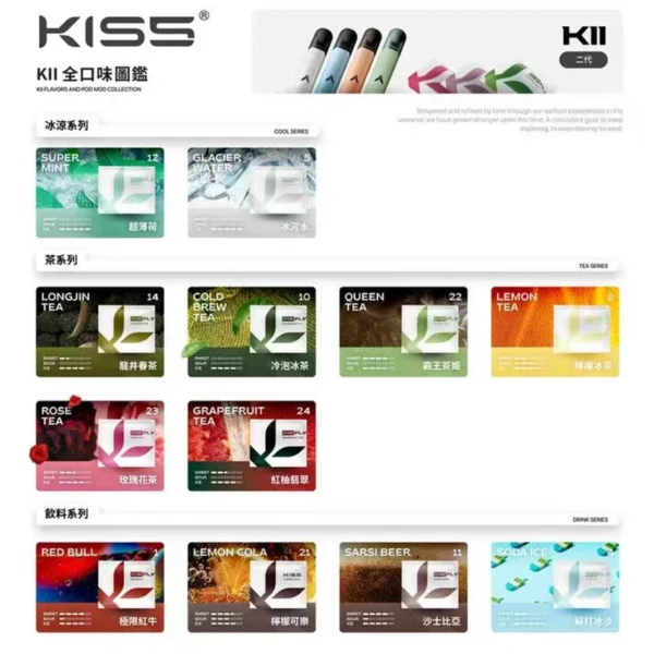 KISS 5代烟弹 三顆裝